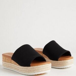 Slip on espadrille Wedge
